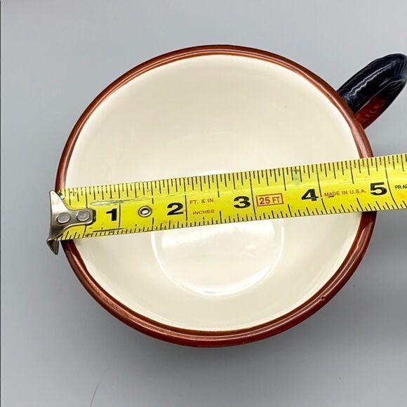 New Bella Casa by Ganz ceramic coffee/tea cup - Picture 7 of 7